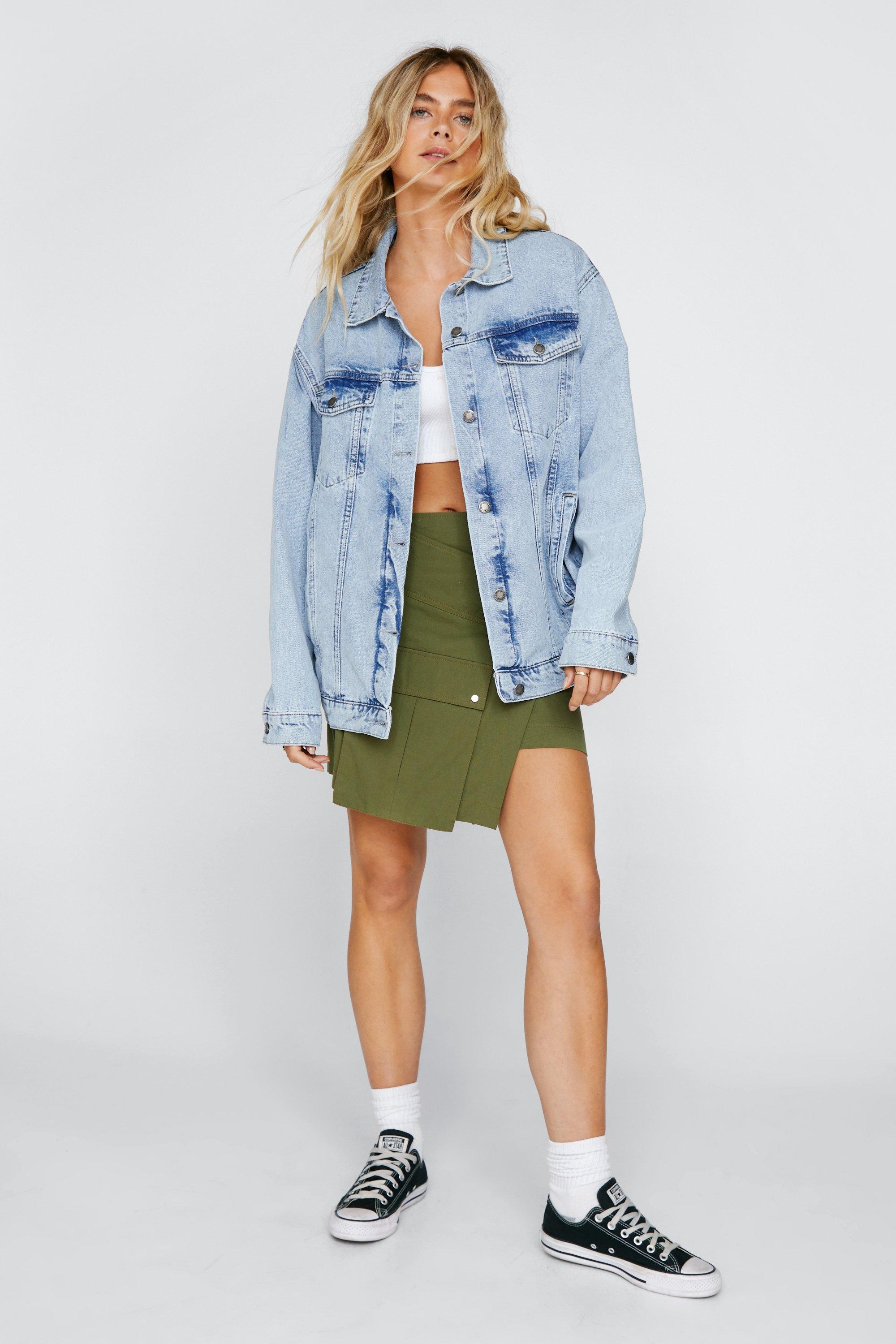 Nasty gal denim jacket sale